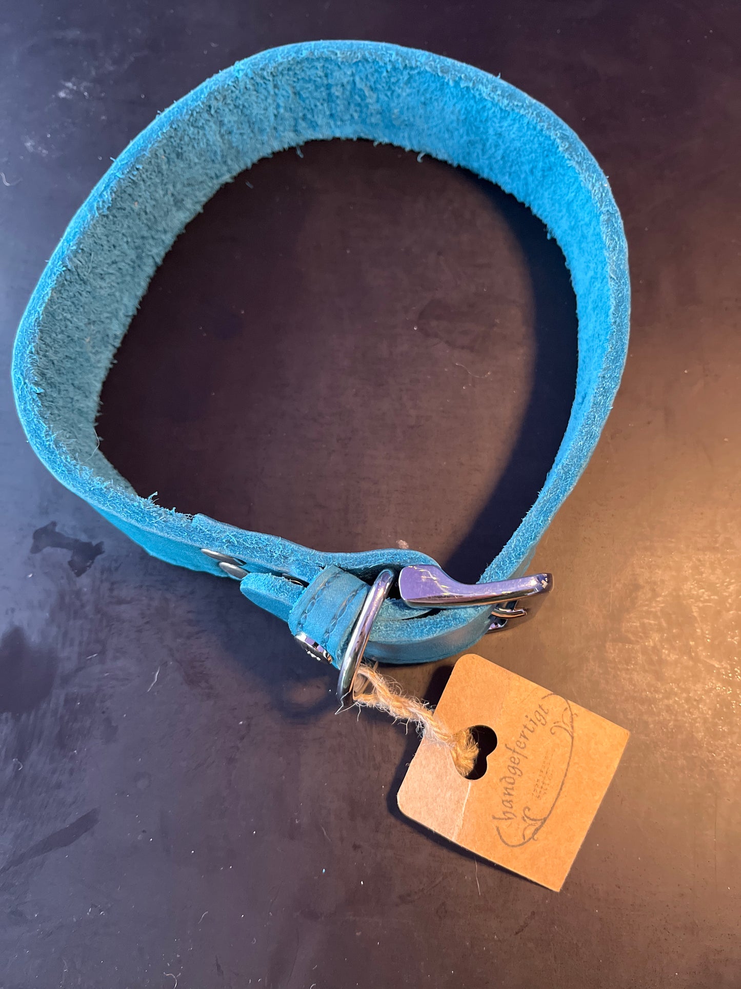 Leder-Halsband „Runen“